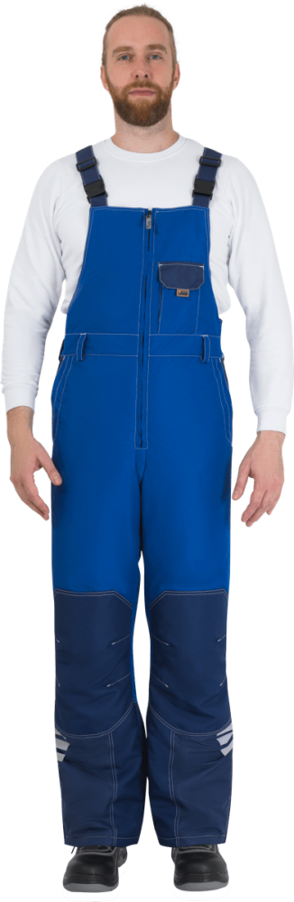 Полукомбинезон ЭДВАНС зимний, синий-василек – 1