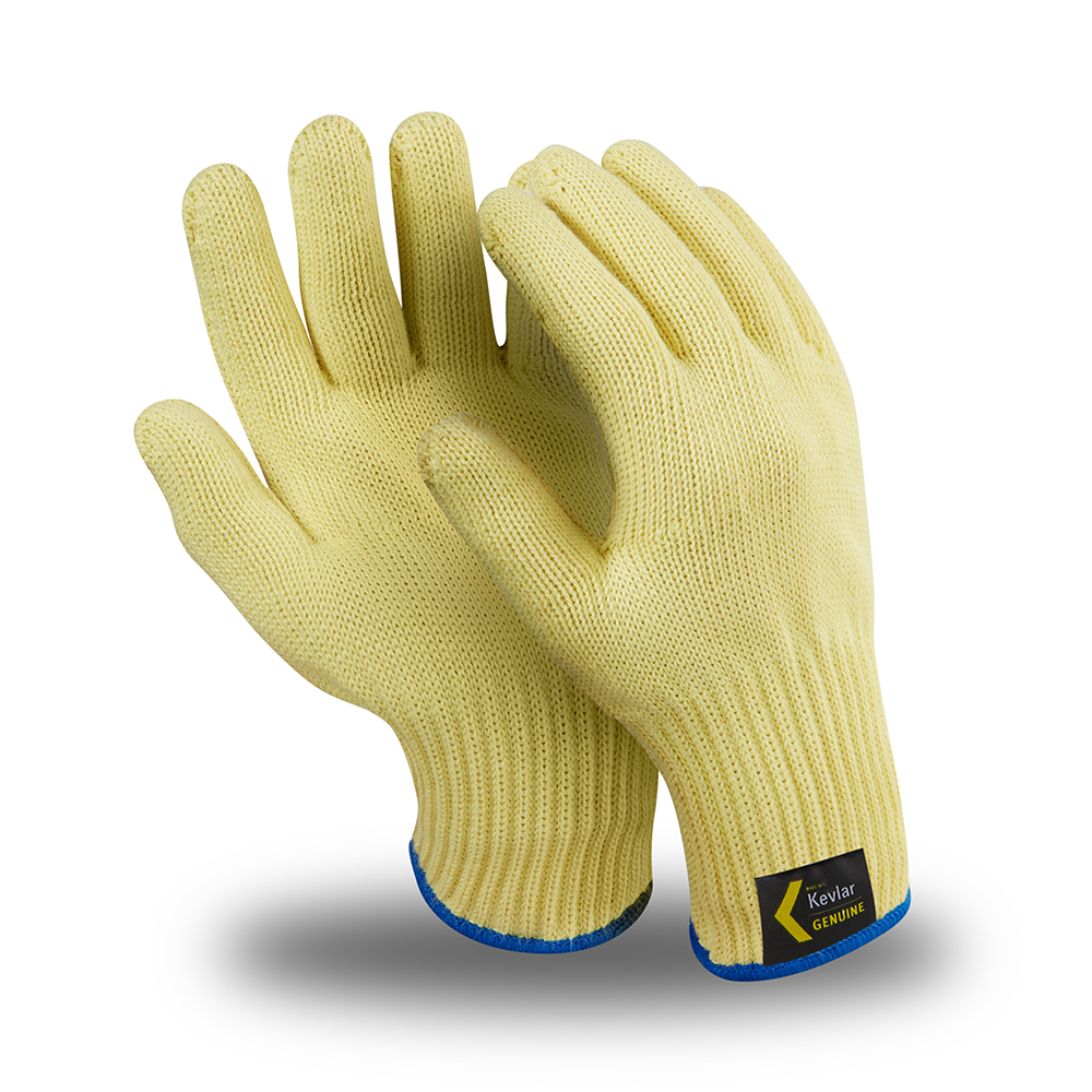 Перчатки АРАМАКС (TG-601), Kevlar®, без покрытия, до 250°С, оверлок, цвет желтый – 1
