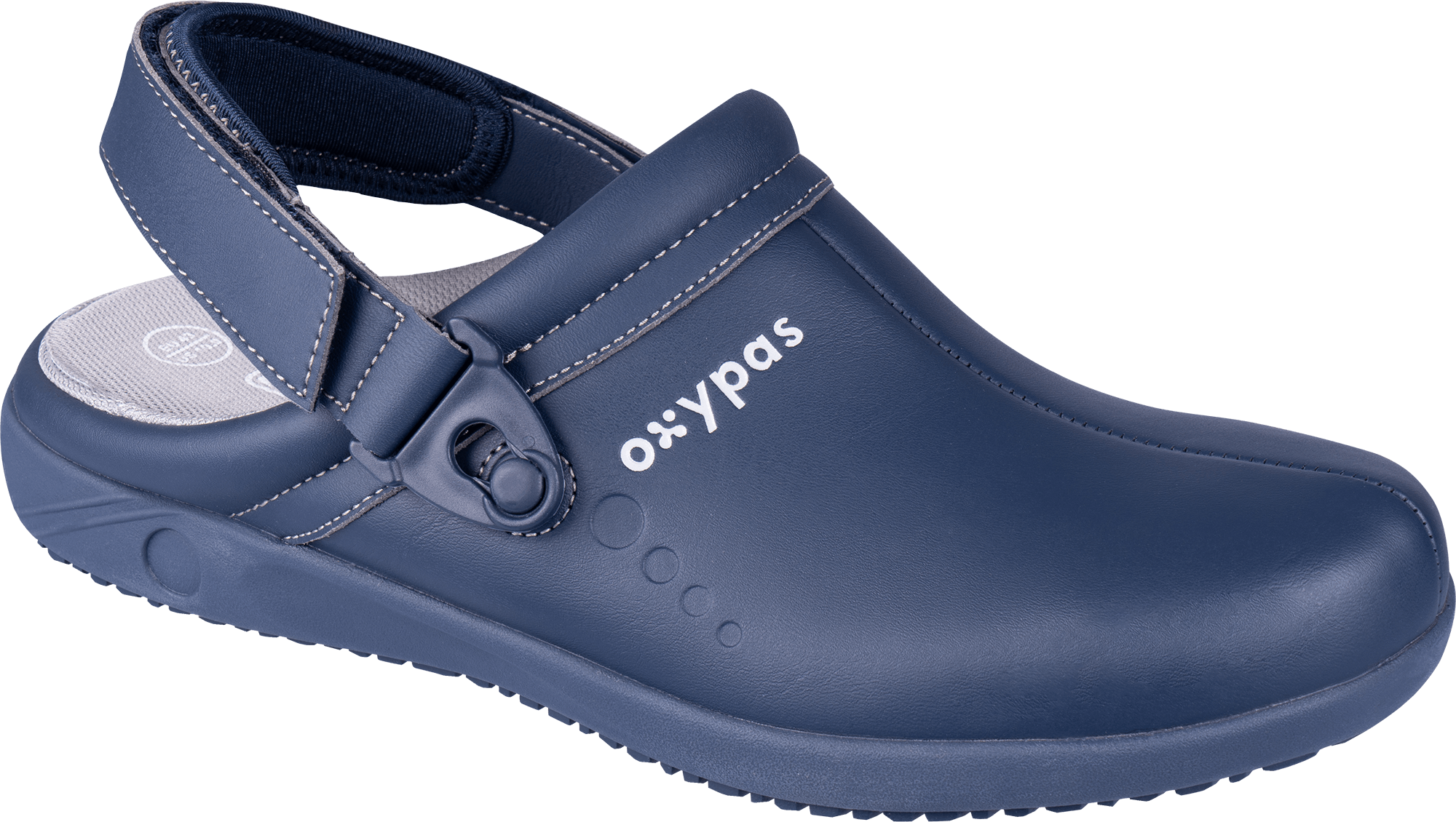 Полуботинки (тип сабо) REMY (РЕМИ) мужские кожаные ЭВА/резина (синие/NAV) – 1