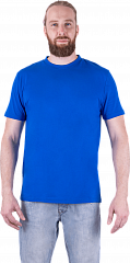 Футболка короткий рукав 160 г/м2, василек (электрик)