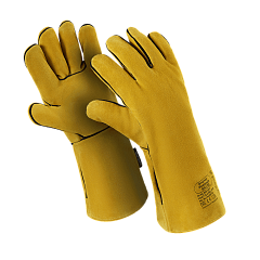 Краги ФЛАГМАН ФАЕРЛАЙТ (TG-691), спилок, интерлок/флис, нить Kevlar®, до 250 С, 380 мм
