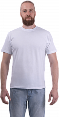 Футболка короткий рукав 160 г/м2, белая